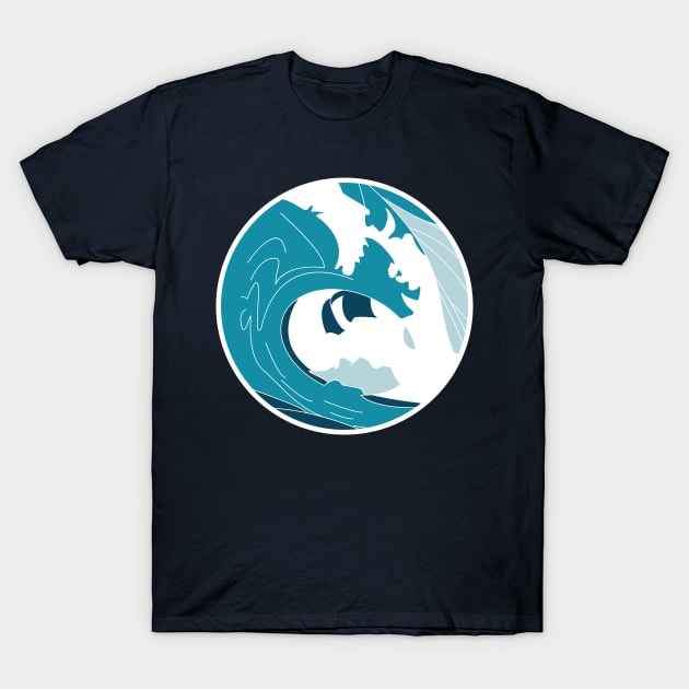 Wave T-Shirt by TMD Creative Studio